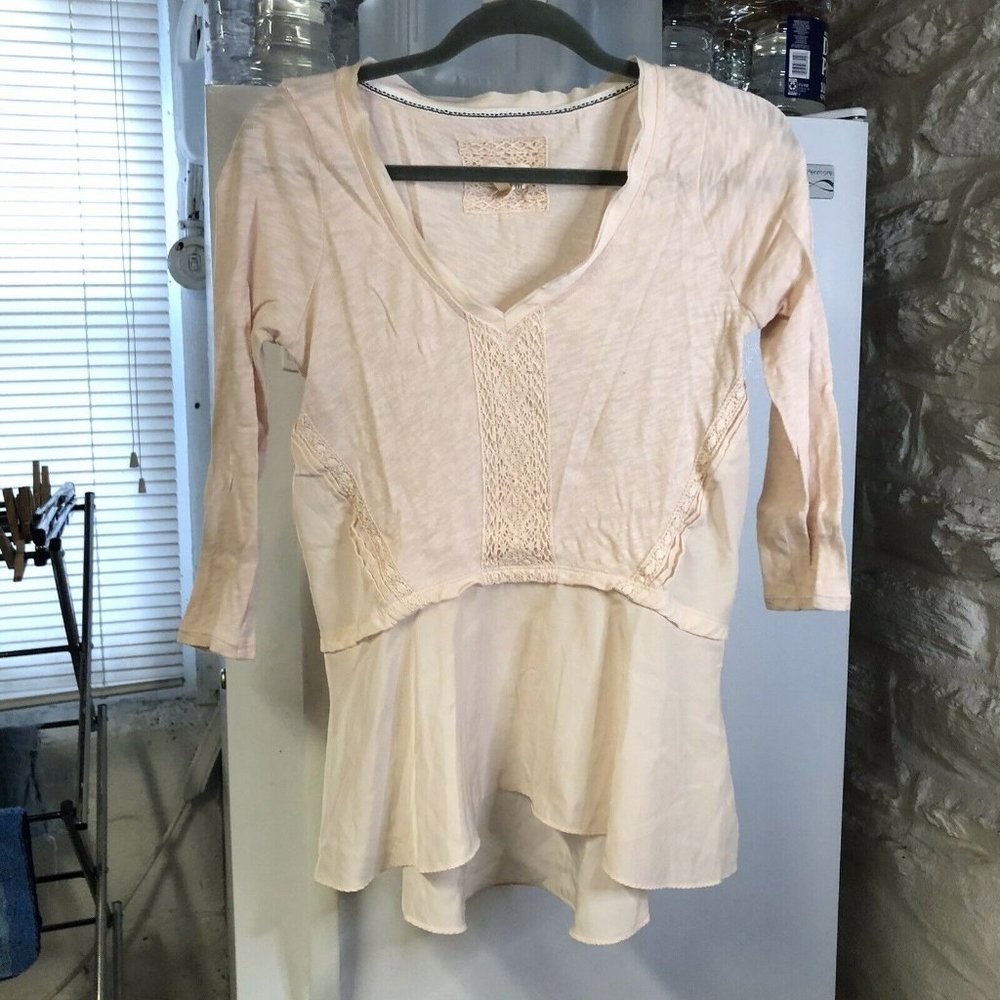 Anthropologie Meadow Rue Top 3/4 Sleeve Top